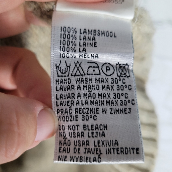 SPRINGFIELD | 100% lambswool high neck ¼ zip knit sweater - Picture 9 of 9